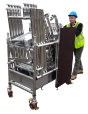 Click Here To Enlarge This Photo Of Euro One - 1 Person Mobile Tower 